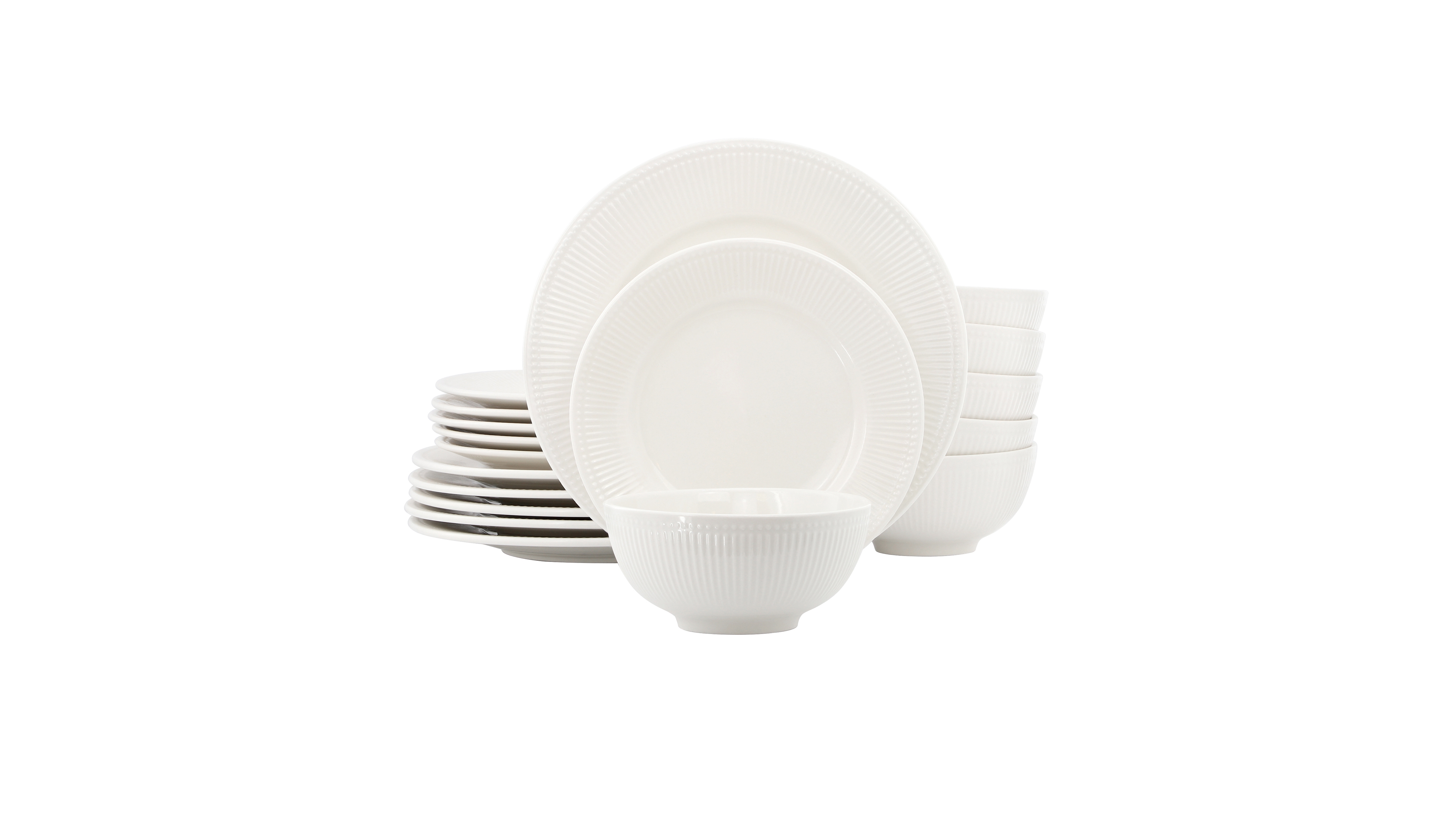Elama Farrah 18-Piece Dinnerware Set, Service For 6