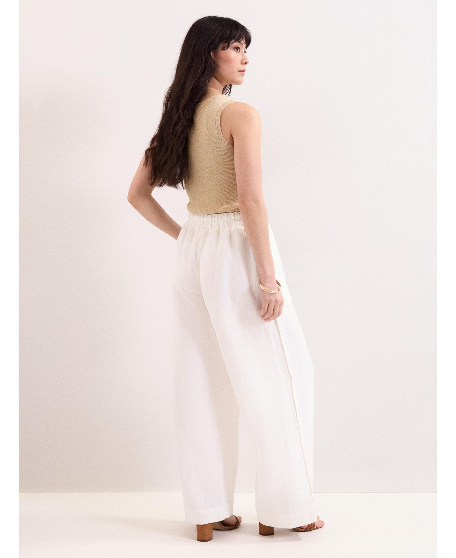 Women's Rowan Wide Leg Linen Trousers