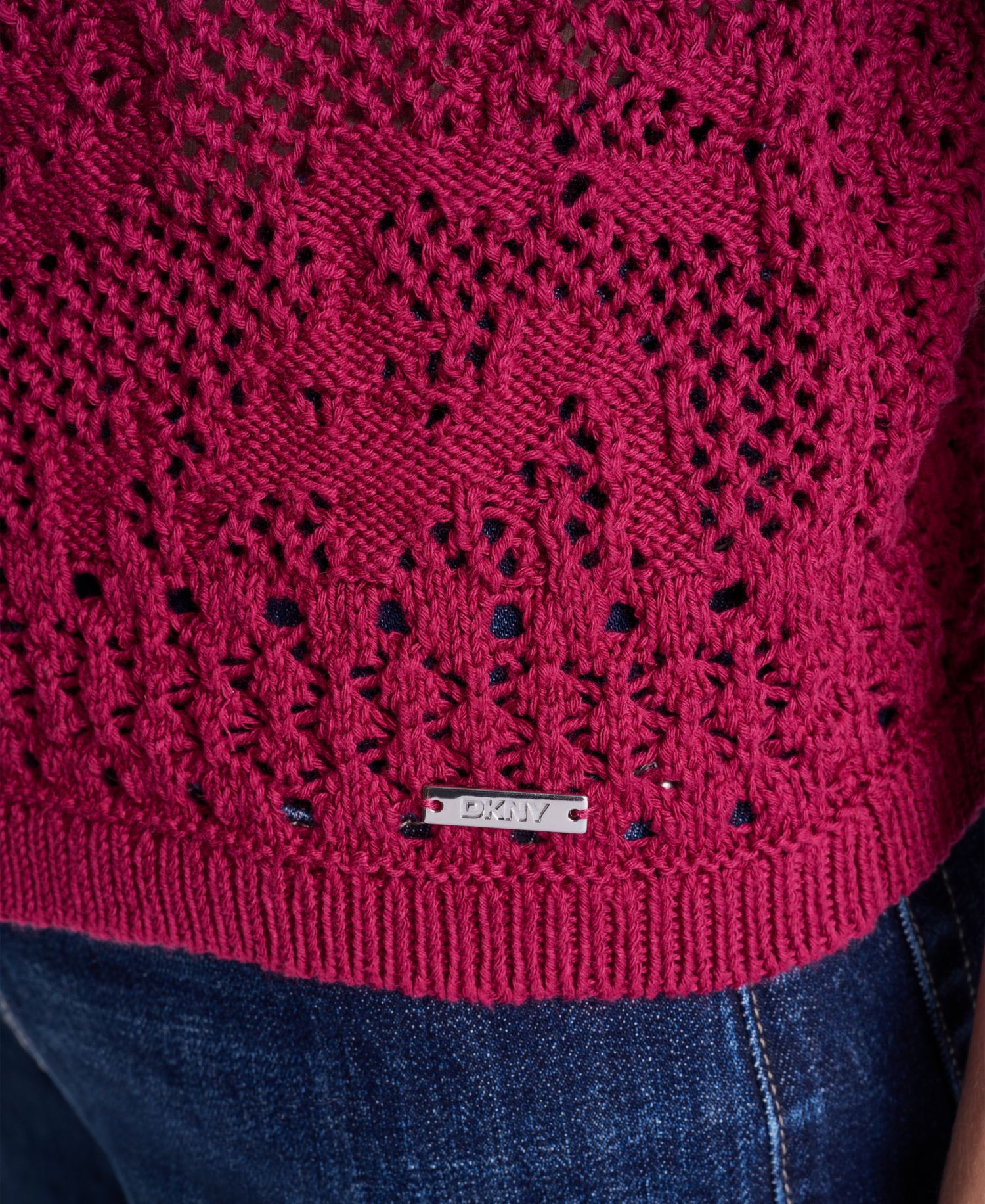 Women's Short-Sleeve Crewneck Cardigan