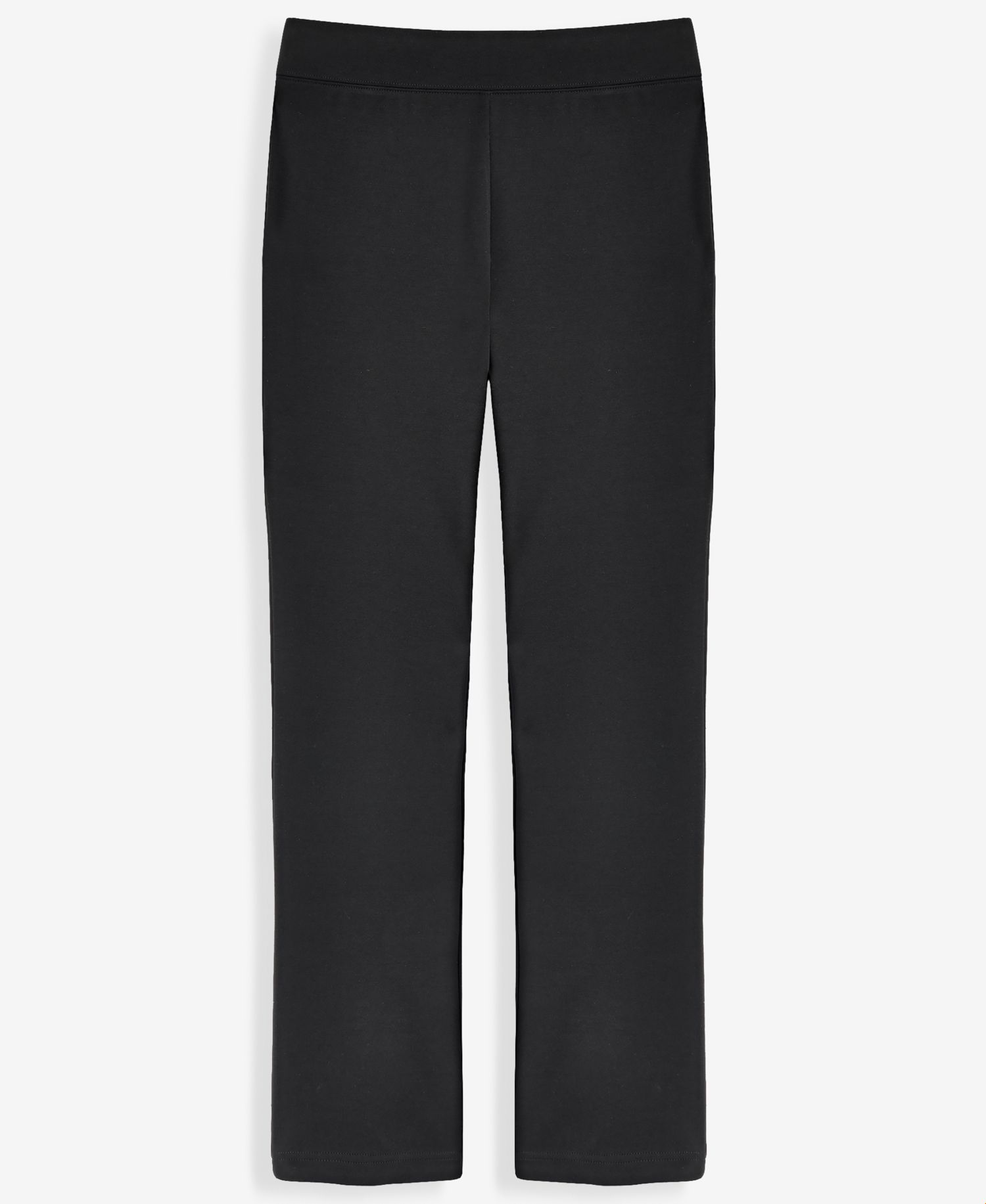 Petite High-Rise Slim Straight-Leg Pants