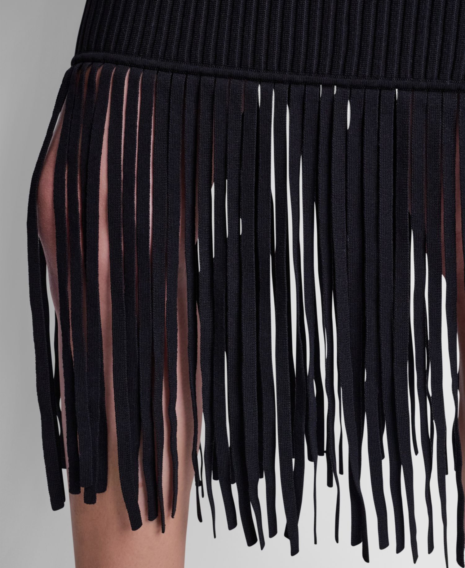 Women's Sleeveless Fringe Sweater Dress
