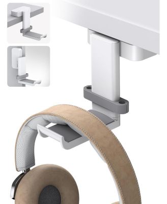 Sticky Headphone Stand - 360 Degree Rotation Earphone Adhesive Hook Holder Mount