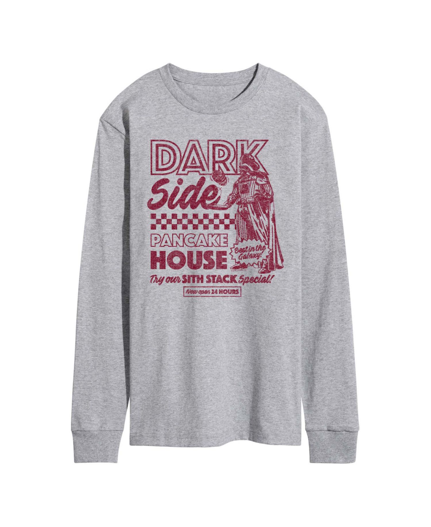 Men's Dark Side Pancake House Long-Sleeve Graphic T-Shirt