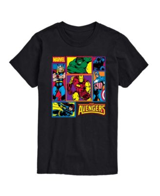 Men's Avengers Grid Short-Sleeve Graphic T-Shirt