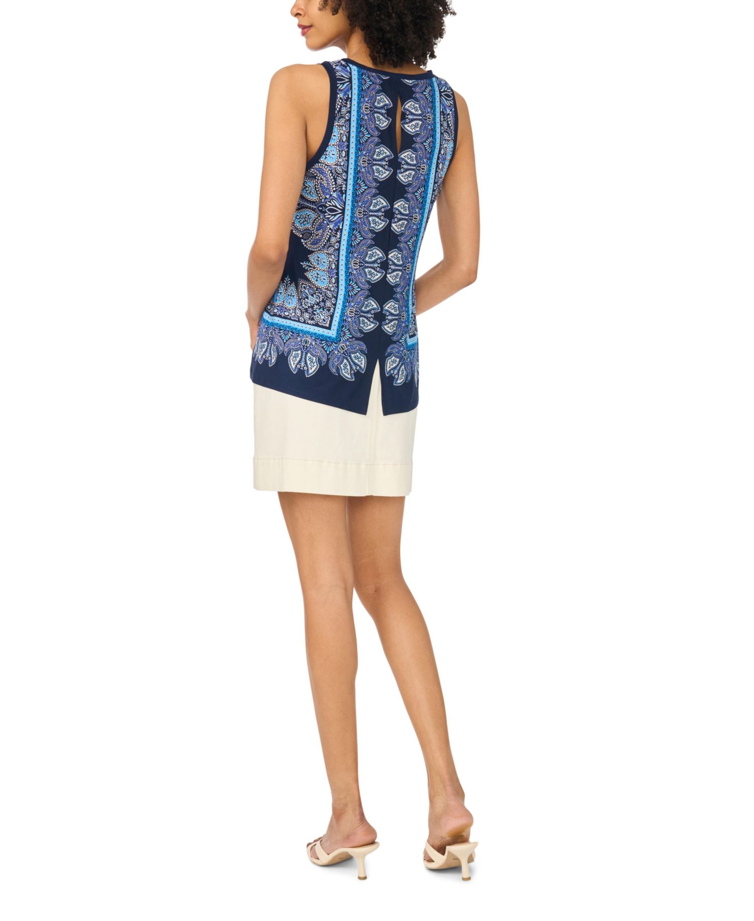 Women's Printed Sleeveless Tank Top