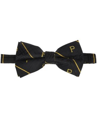 Men's Black Pittsburgh Pirates Oxford Bow Tie