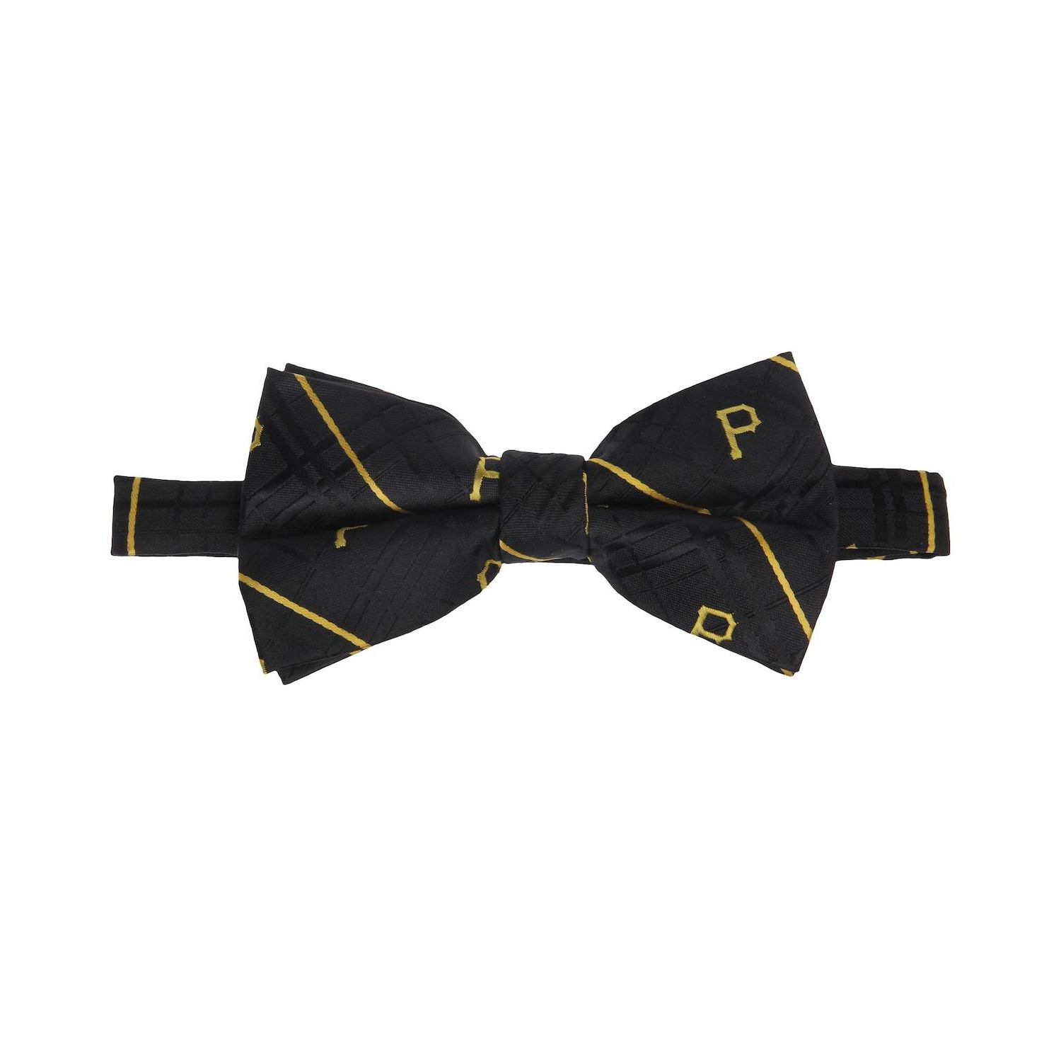 Men's Black Pittsburgh Pirates Oxford Bow Tie