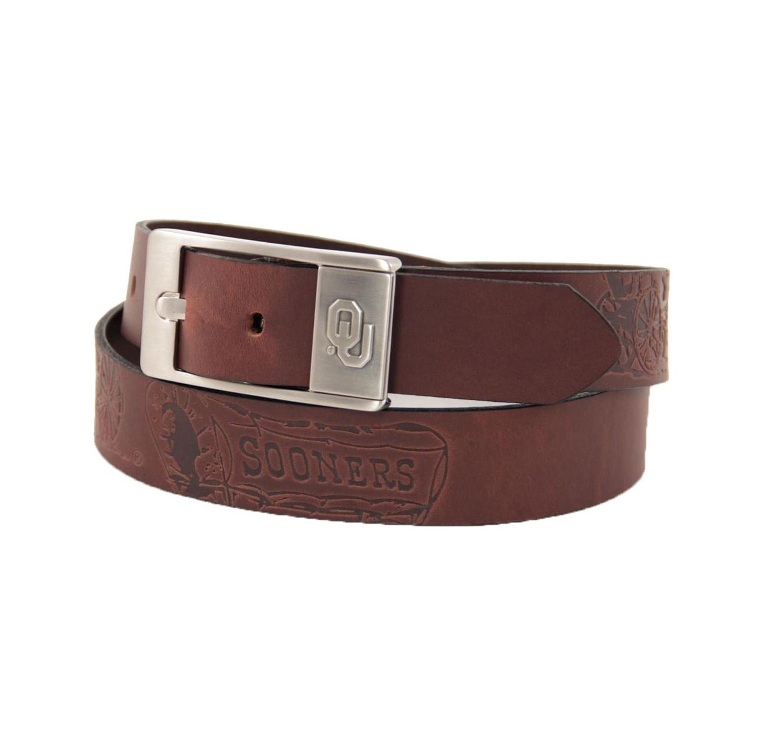 Men's Oklahoma Sooners Brandish Leather Belt