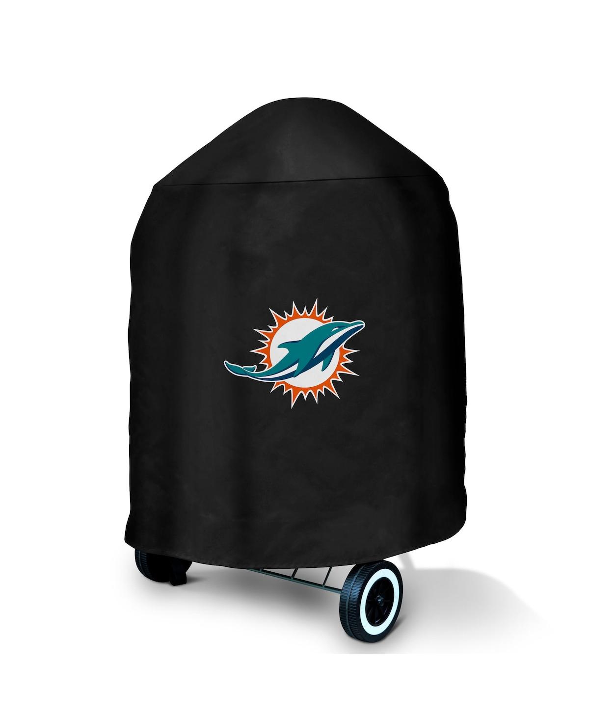 Logo Brands Miami Dolphins Kettle Grill Cover - Black