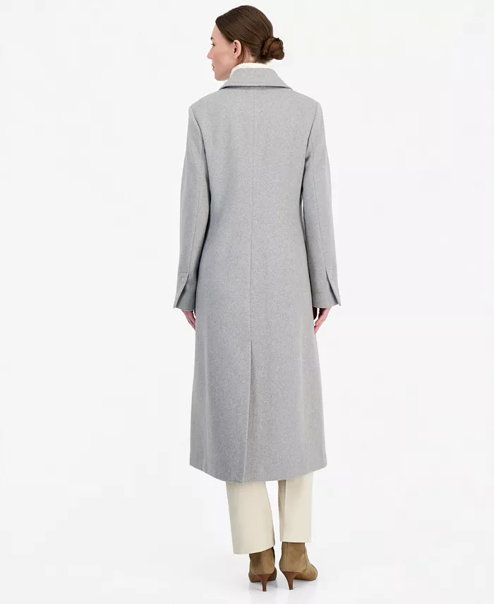Women's Double-Breasted Maxi Coat - thumbnail 9