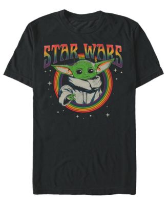 Men's Boho Rainbow Grogu Short-Sleeve T-Shirt