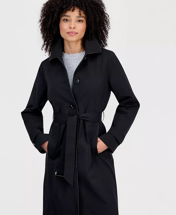 MICHAEL Women's Single-Breasted Trench Coat, Created for Macy's - thumbnail 8