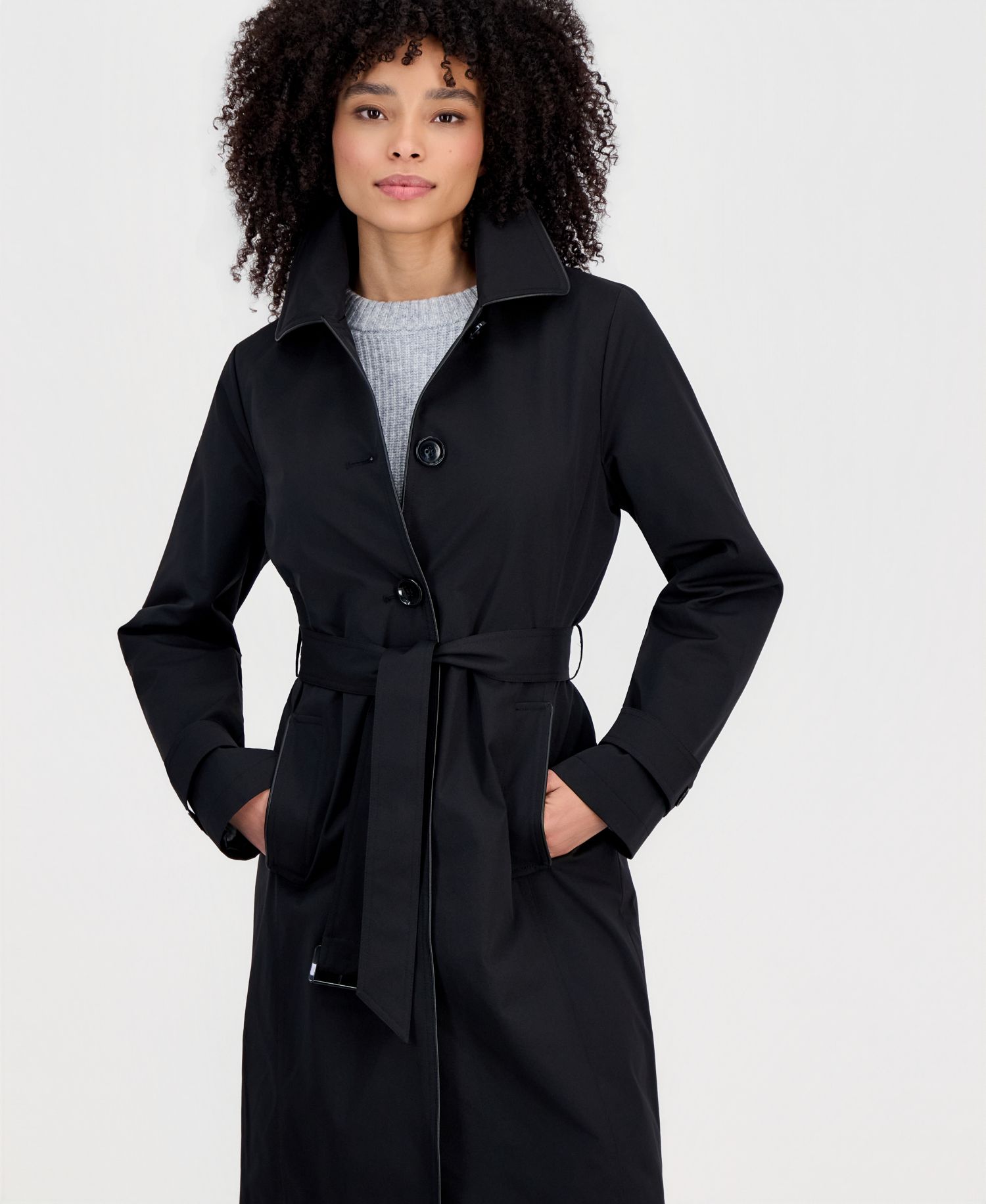 MICHAEL Women's Single-Breasted Trench Coat, Created for Macy's