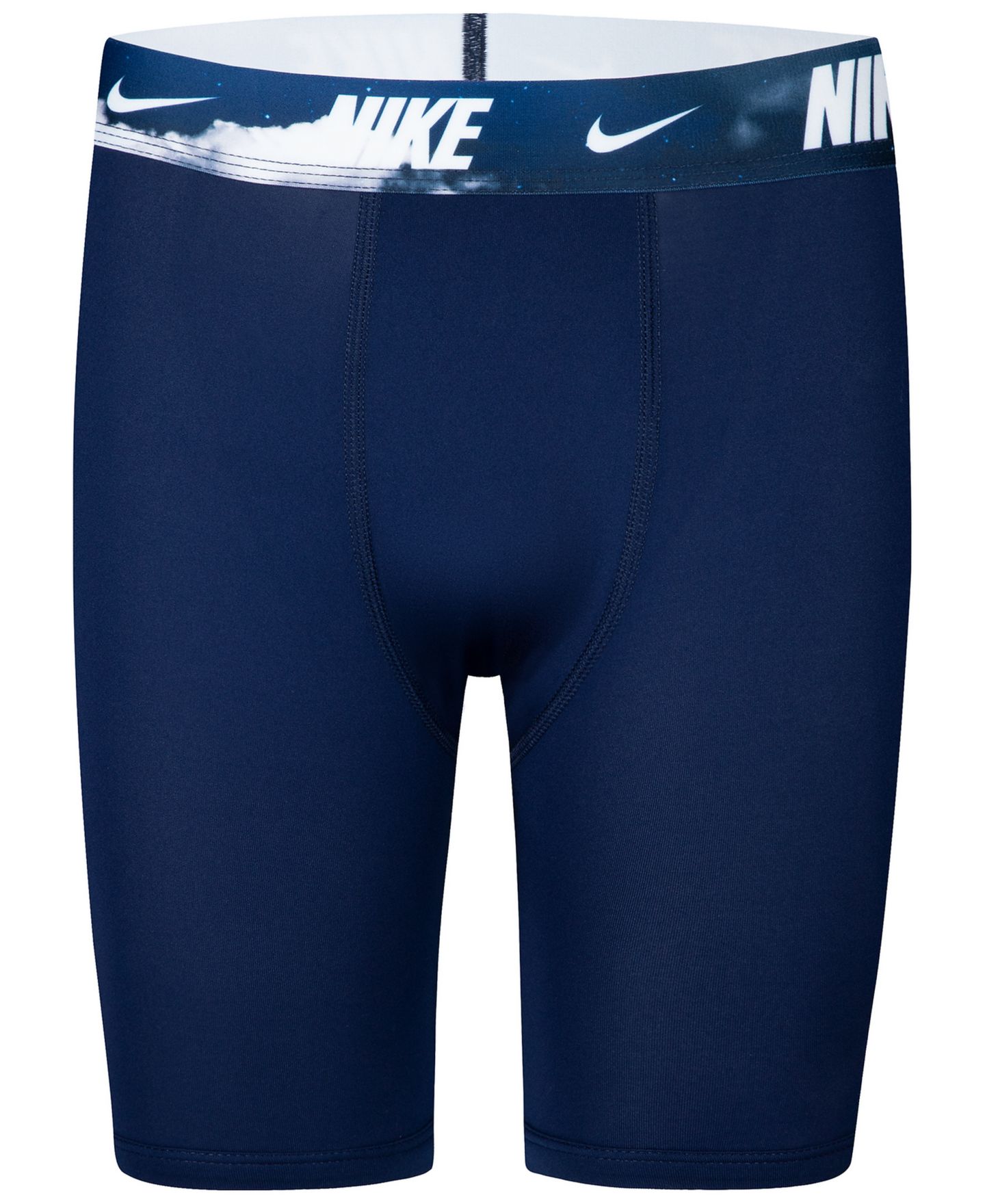 Детские боксеры Nike с принтом, набор из 2 шт., 8-20, цвет: Полуночный тёмно-синий — фото 4