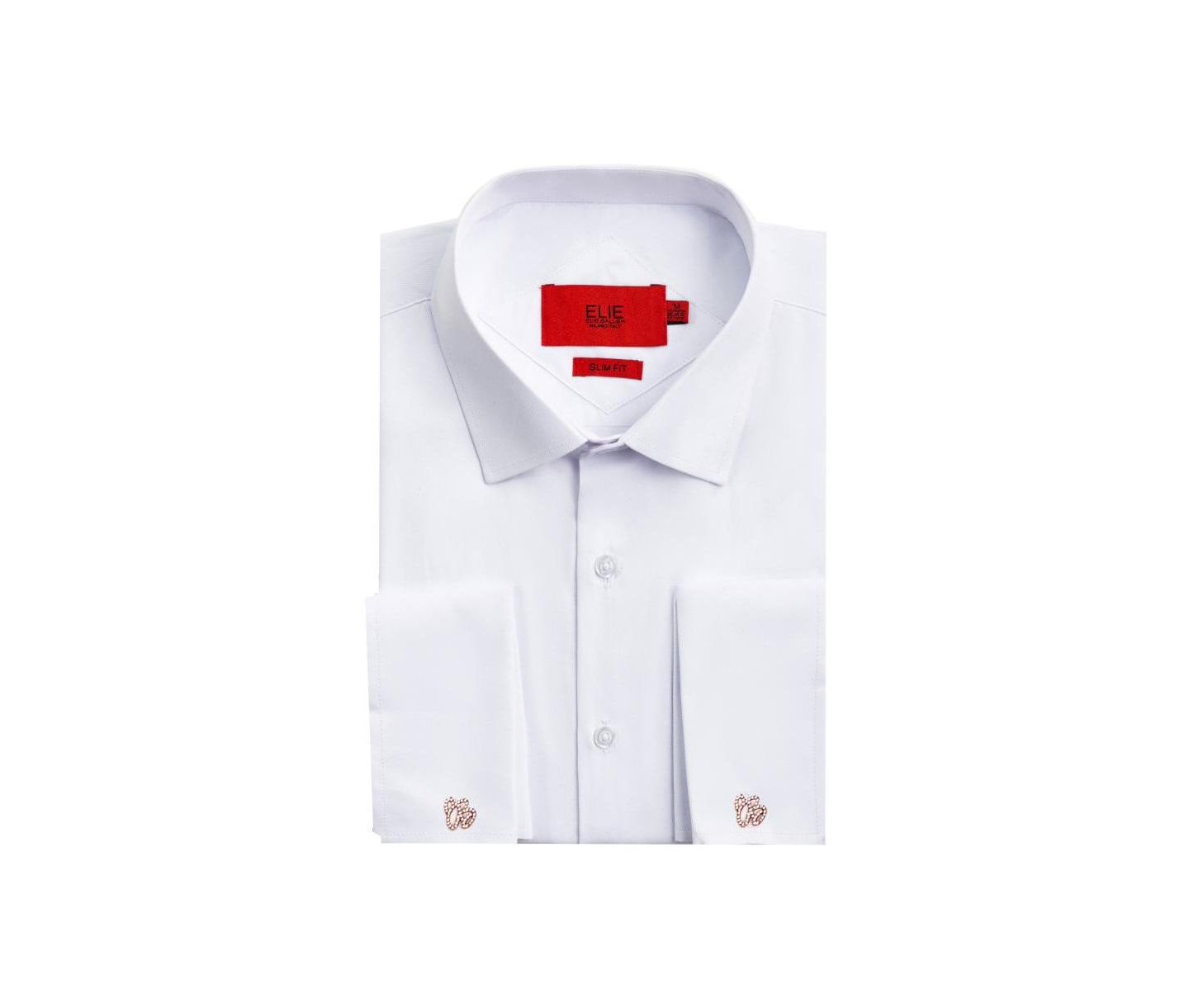 Мужская рубашка Elie Balleh Slim Fit French Cuff Button-Down — фото 3
