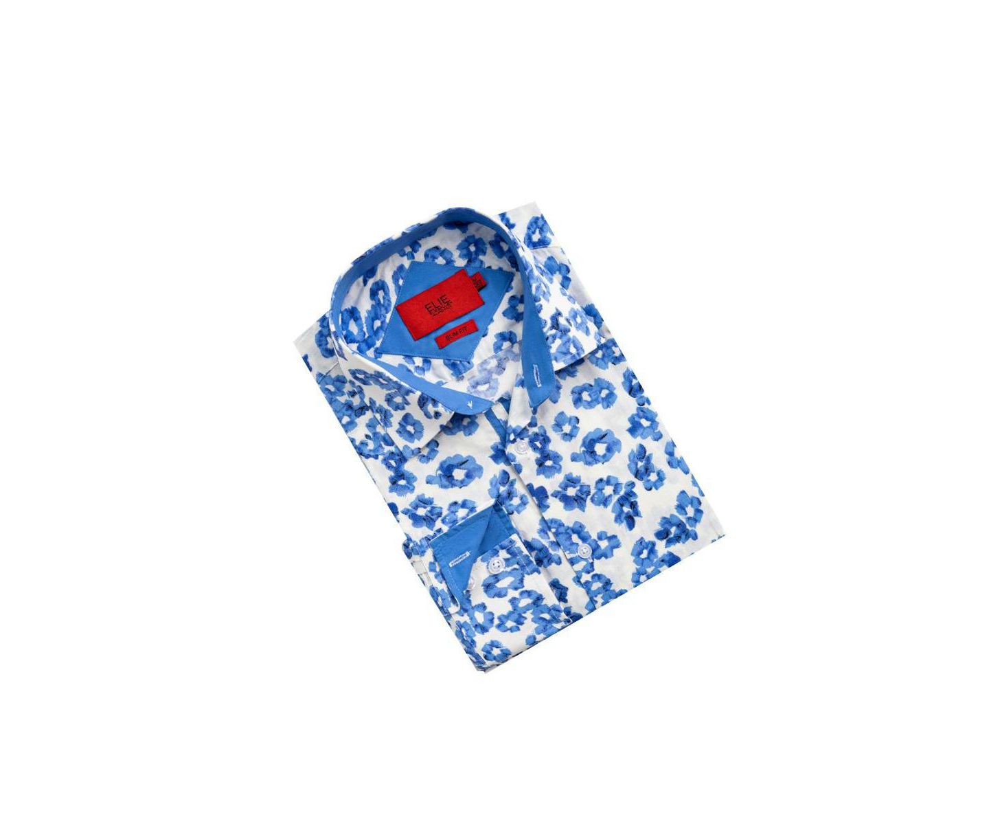 Мужская рубашка Elie Balleh Slim Fit Floral Sport Button-Down — фото 4