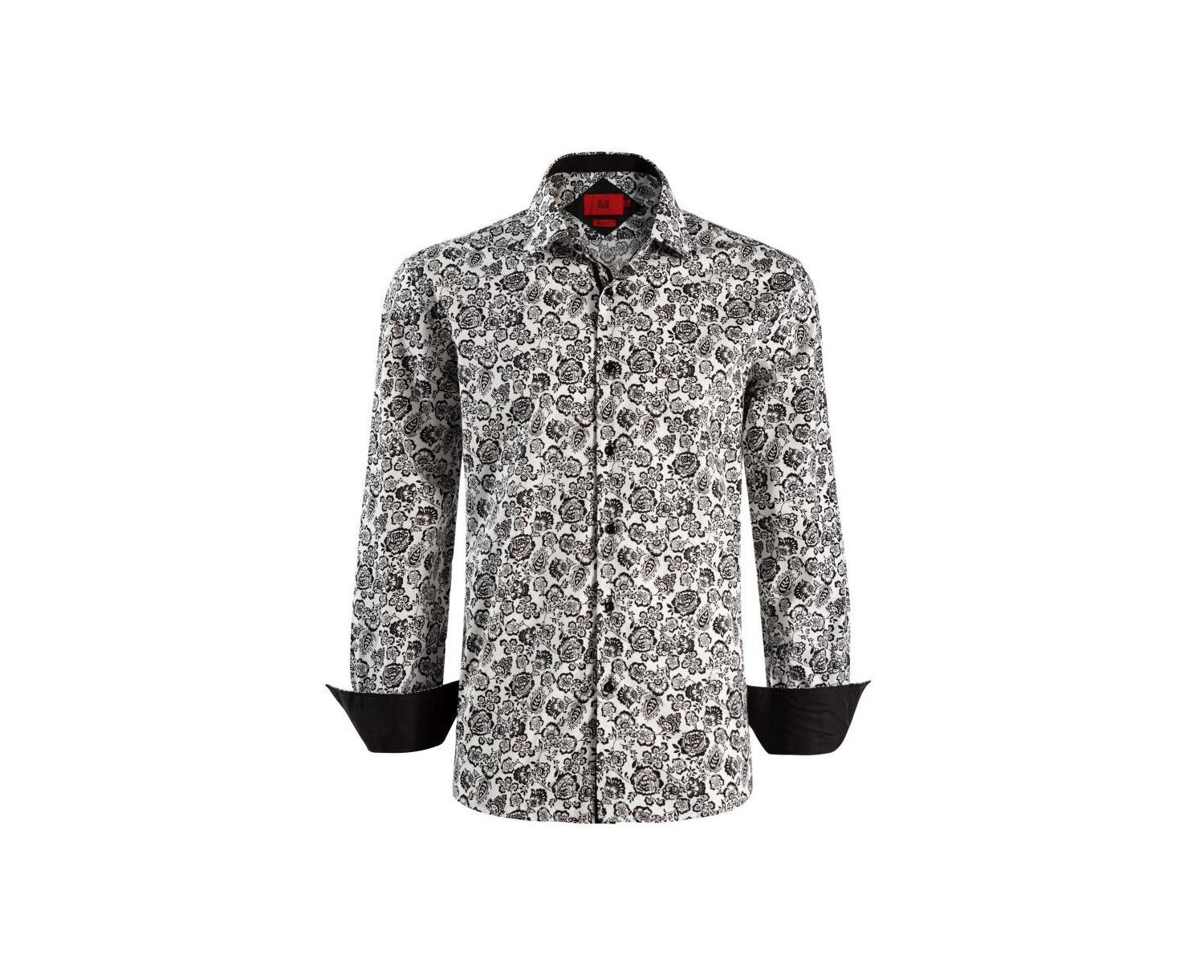Men's Slim Fit Floral Shirt for Men By