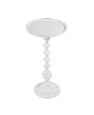 Mia 11 in. W Round Metal Side Table