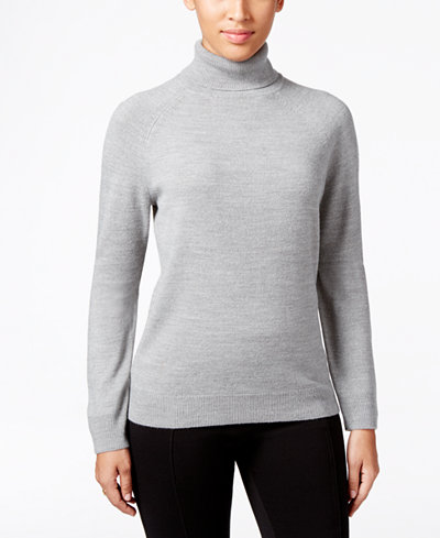 Karen Scott Luxsoft Turtleneck Sweater, Only at Macy's