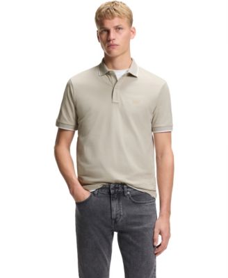 Men's Stretch-Cotton Piqu&eacute; Slim-Fit Polo Shirt