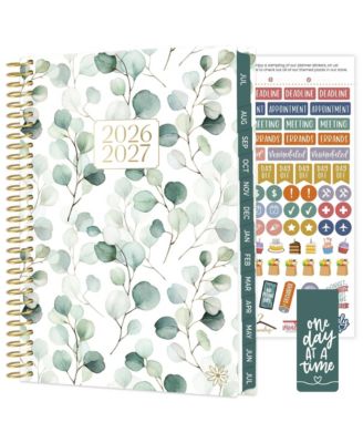Boho Greenery 2026-2027 Academic Planner