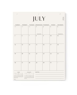 Large Wall Calendar 2026-2027 Monthly Home Office