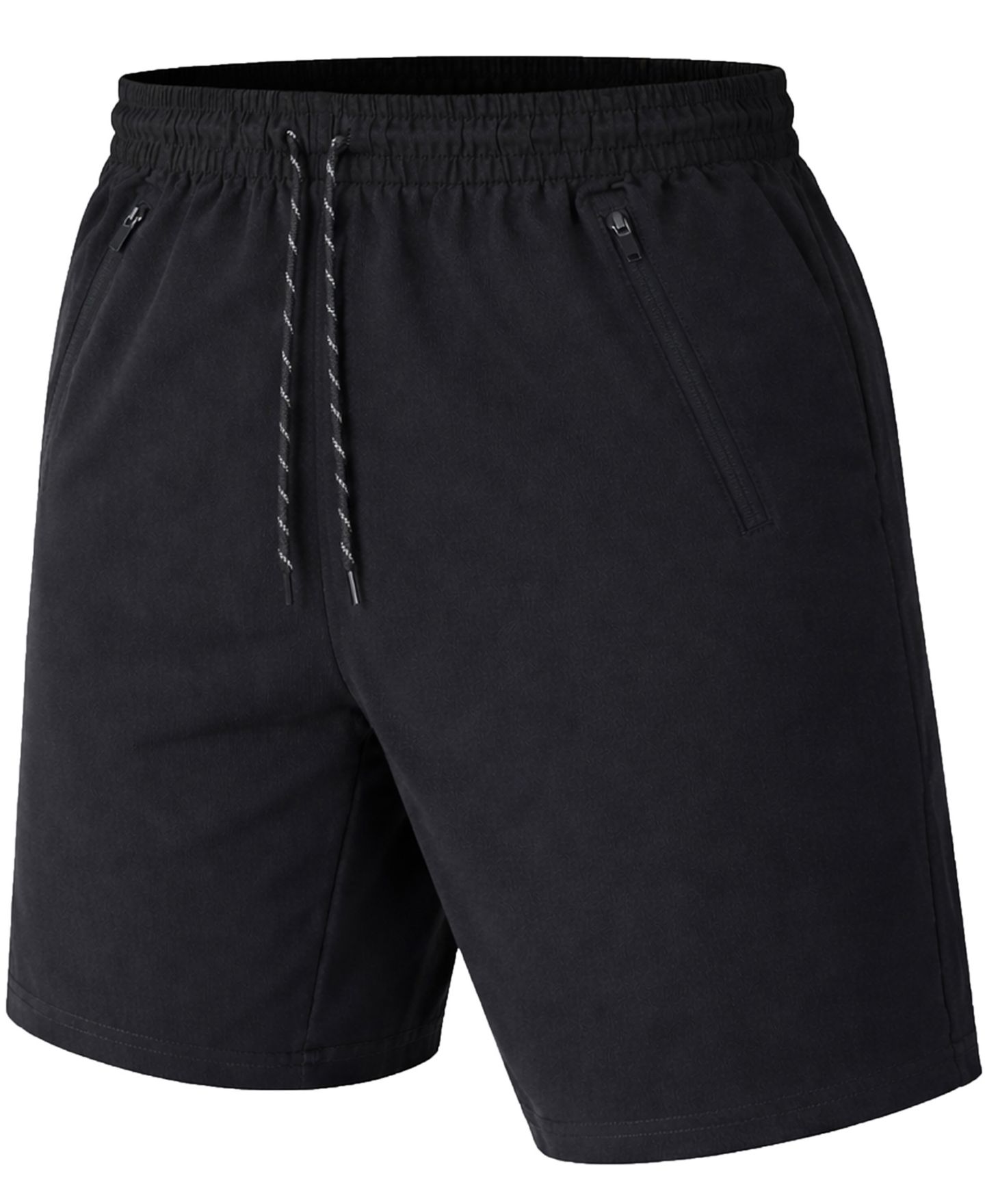 Мужские шорты Galaxy By Harvic Performance Training Shorts with Zipper Pockets, цвет: Чёрный — фото 1