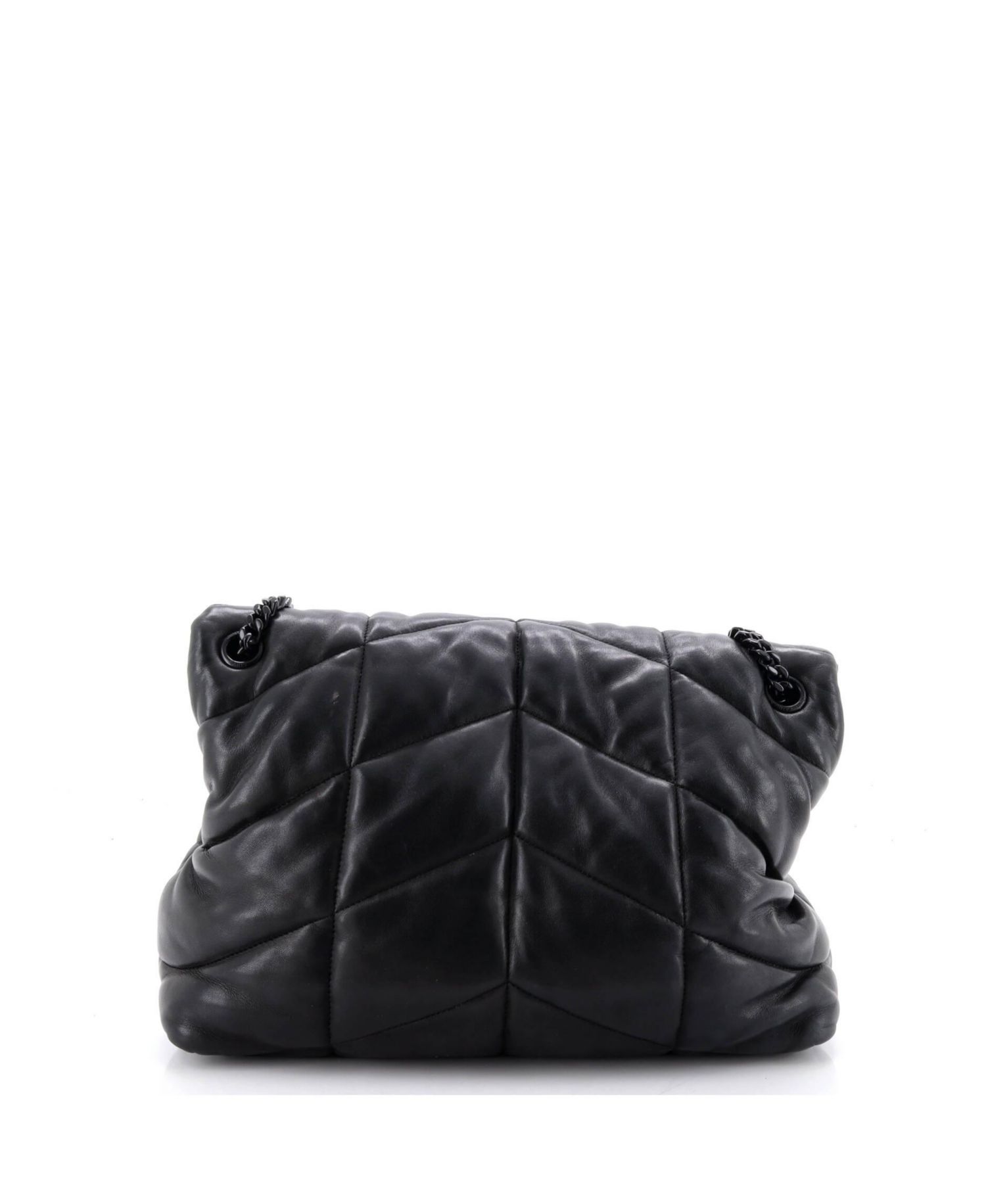 Medium Loulou Puffer Shoulder Bag Quilted Leather