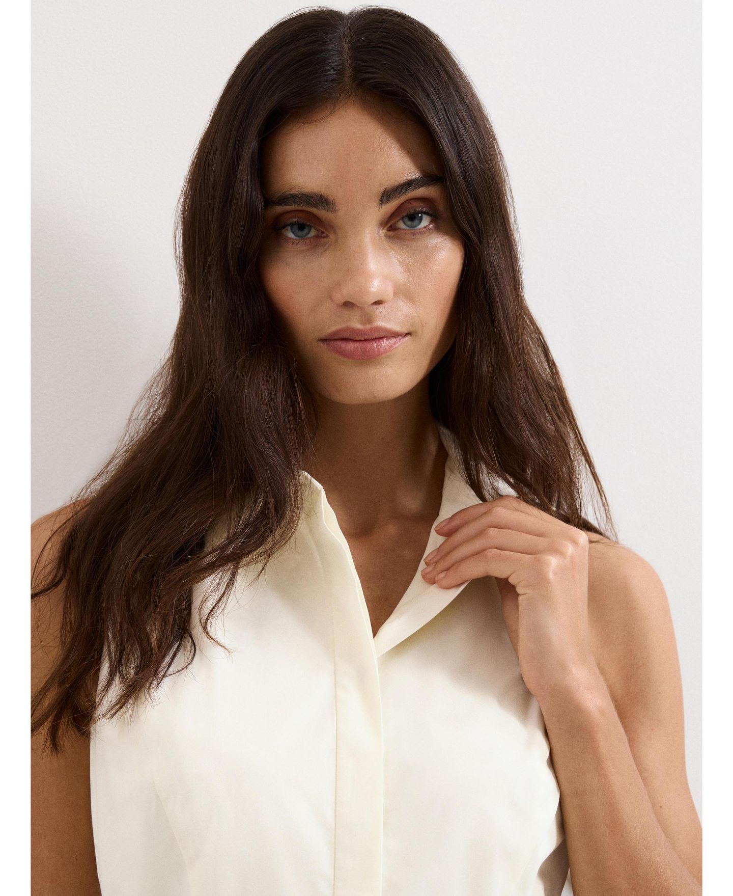 Женское платье Phase Eight Ariane Shirt Dress, цвет: Слоновая кость — фото 4