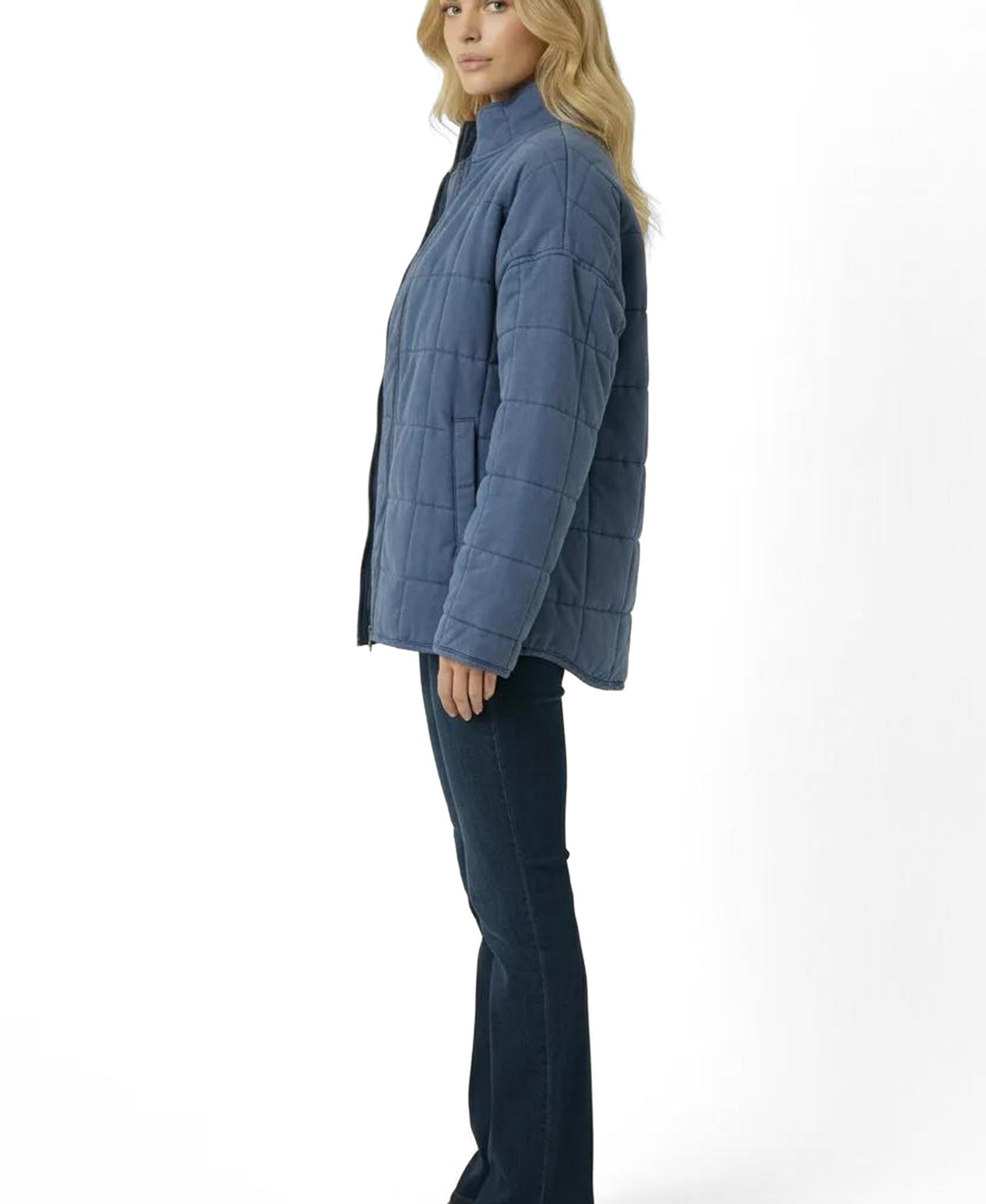 Women's Quilted Fleece Long Sleeve Jacket