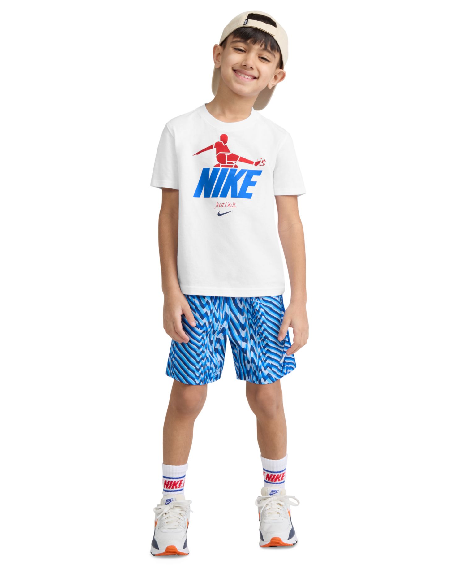 Boys' 2T-7 Bicycle Kick Short-Sleeve T-Shirt