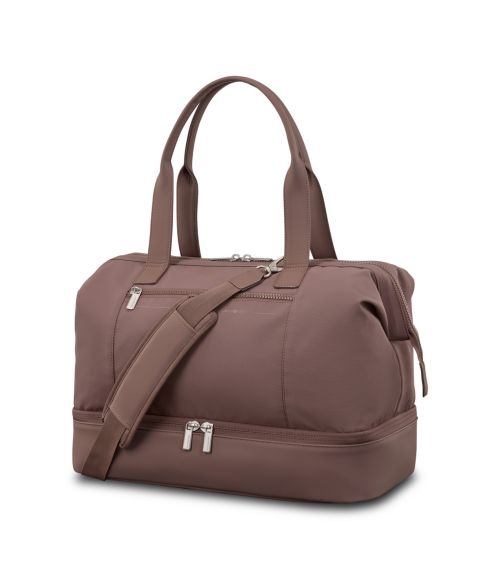 Сумка Samsonite Better Than Basic 19" Drop Bottom Weekender Duffel, цвет: Шоколадный розовато-лиловый