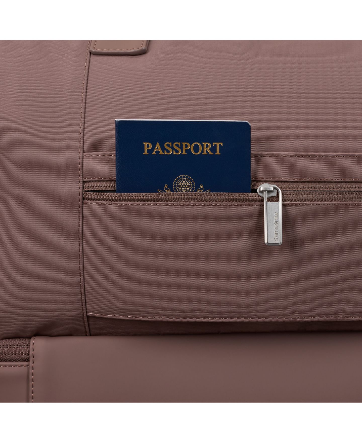 Сумка Samsonite Better Than Basic 19" Drop Bottom Weekender Duffel, цвет: Шоколадный розовато-лиловый — фото 7