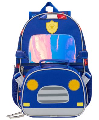 Toddler Boys' Policeman Preschool Backpack and Lunch Bag, 2-Piece Set
