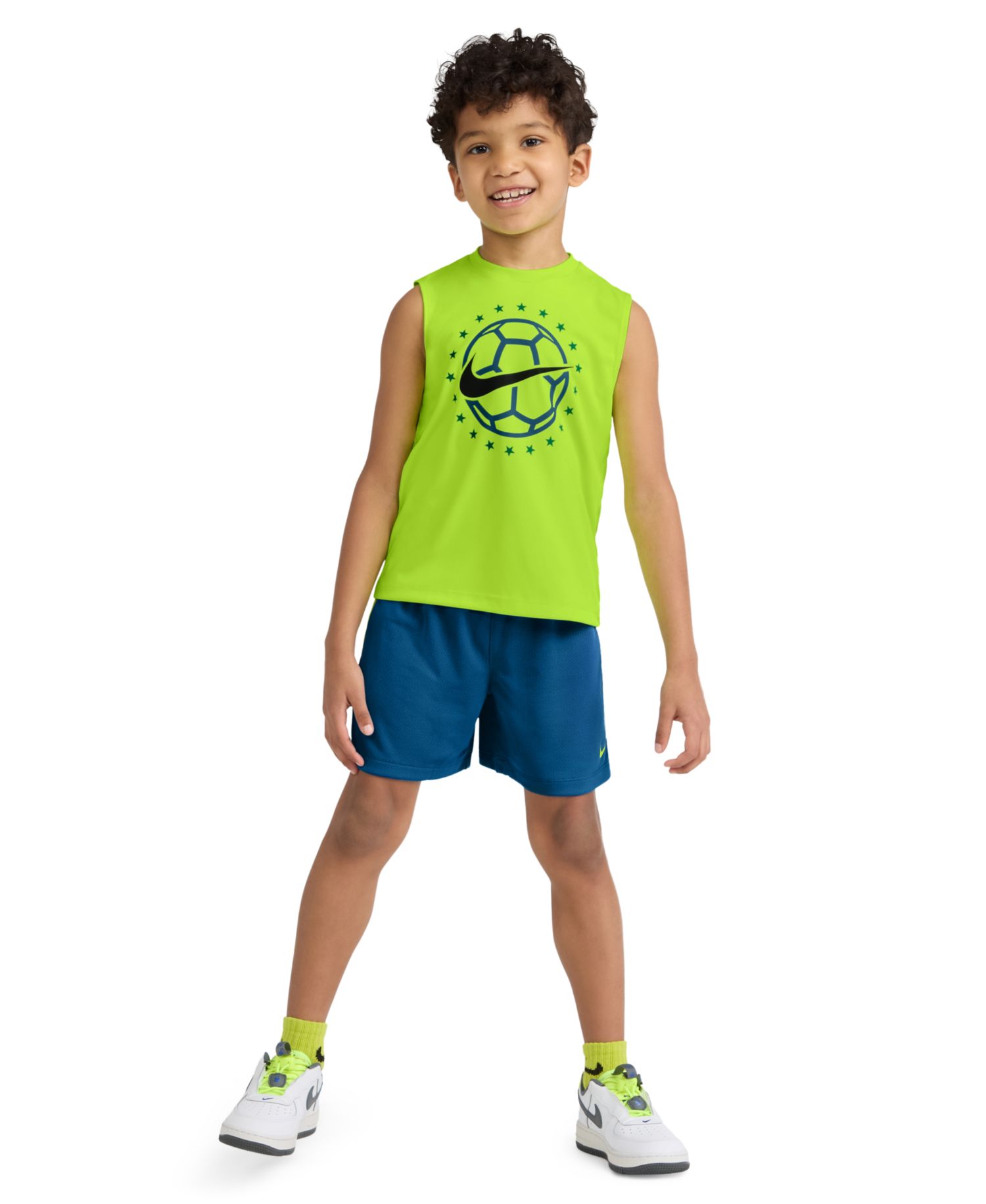 Boys' 2T-7 Goal Mode Tank Top and Shorts, 2-Piece Set