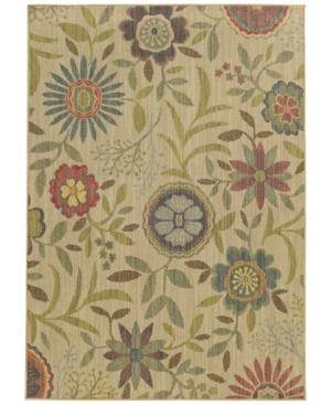 Tommy Bahama Home Cabana Indoor/Outdoor 1330W Beige 3' 10in x 5' 5in Area Rug