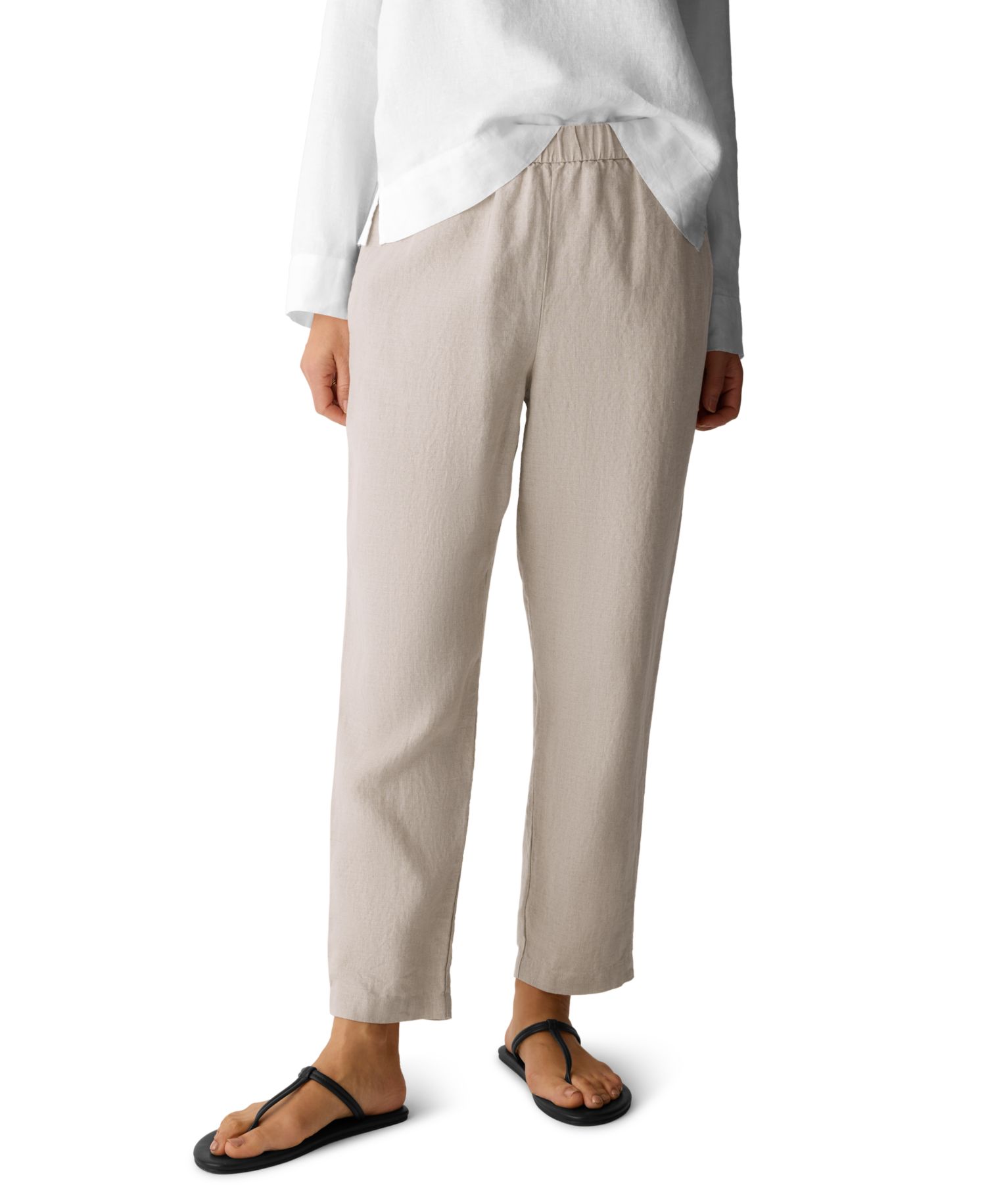 Women's High-Waist Tapered Ankle Pants