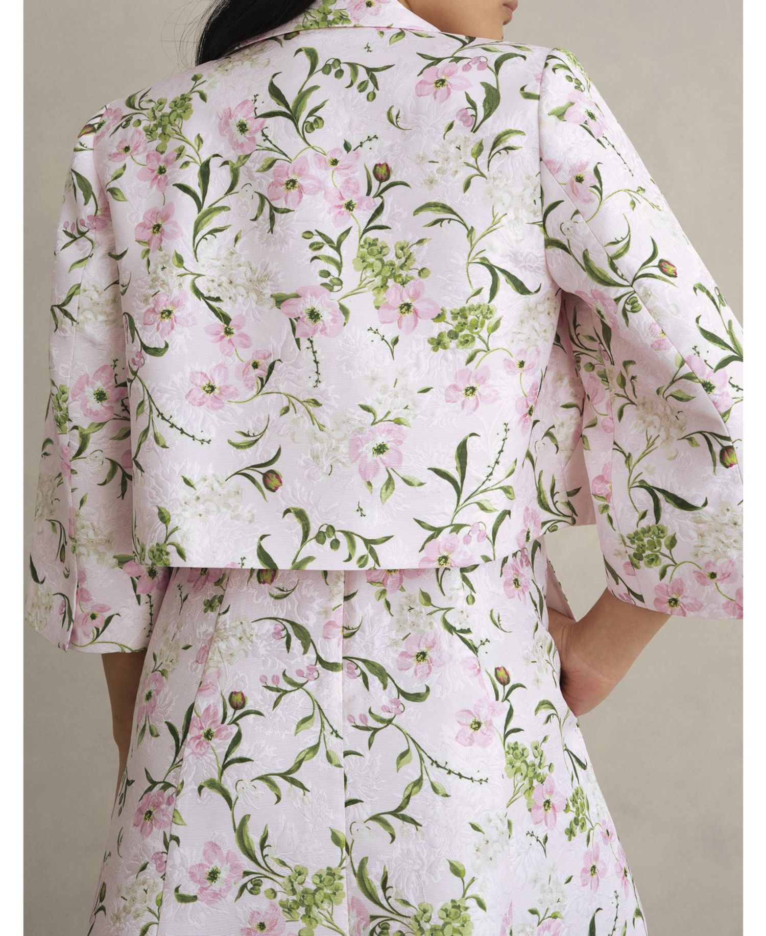 Women's Lana Cropped Floral Jacket