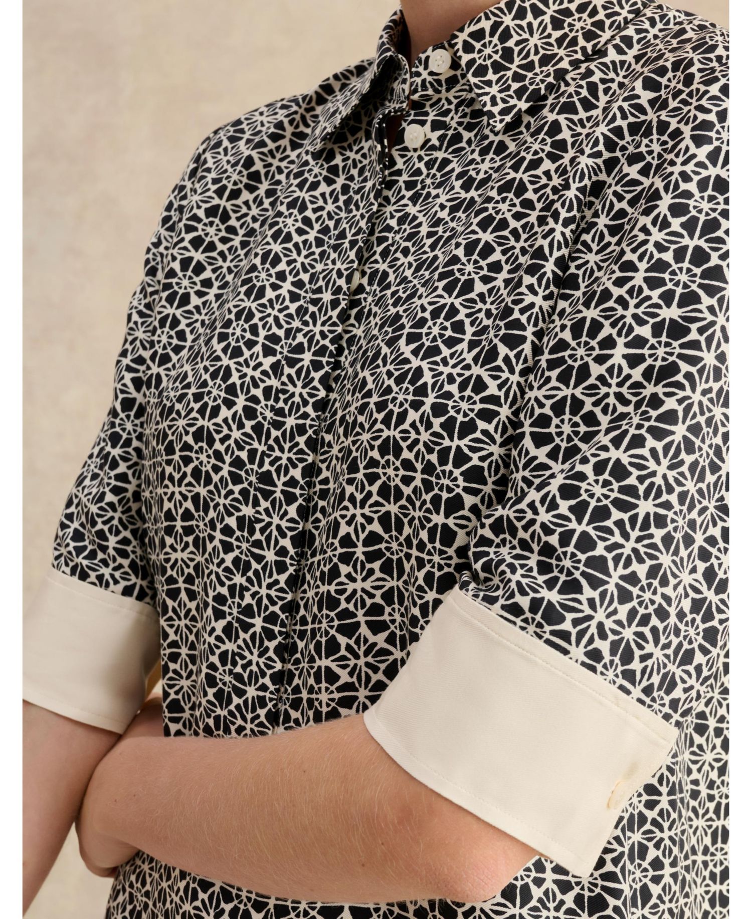 Women's Marciella 3/4 Sleeve Printed Mini Dress