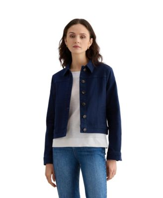 Women's Selborne Boxy Cropped Denim Jacket
