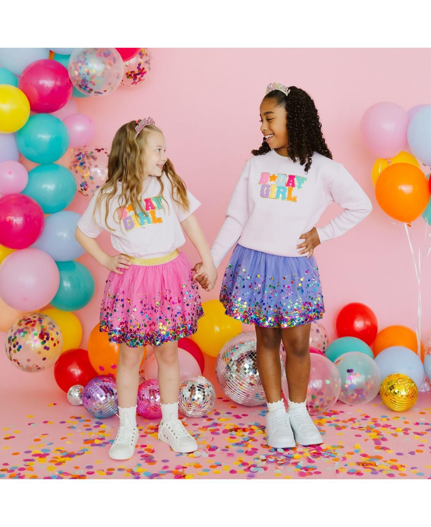 Baby Girls Baby Lavender Confetti Tutu Skirt