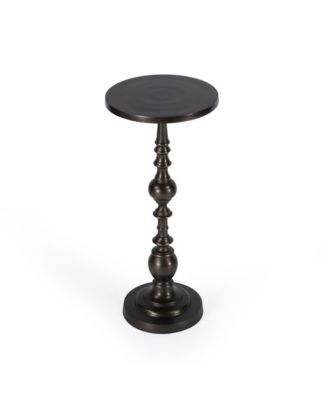 Darien Round Pedestal 10"W Side Table