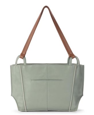 Los Feliz Leather Zipper Satchel Bag