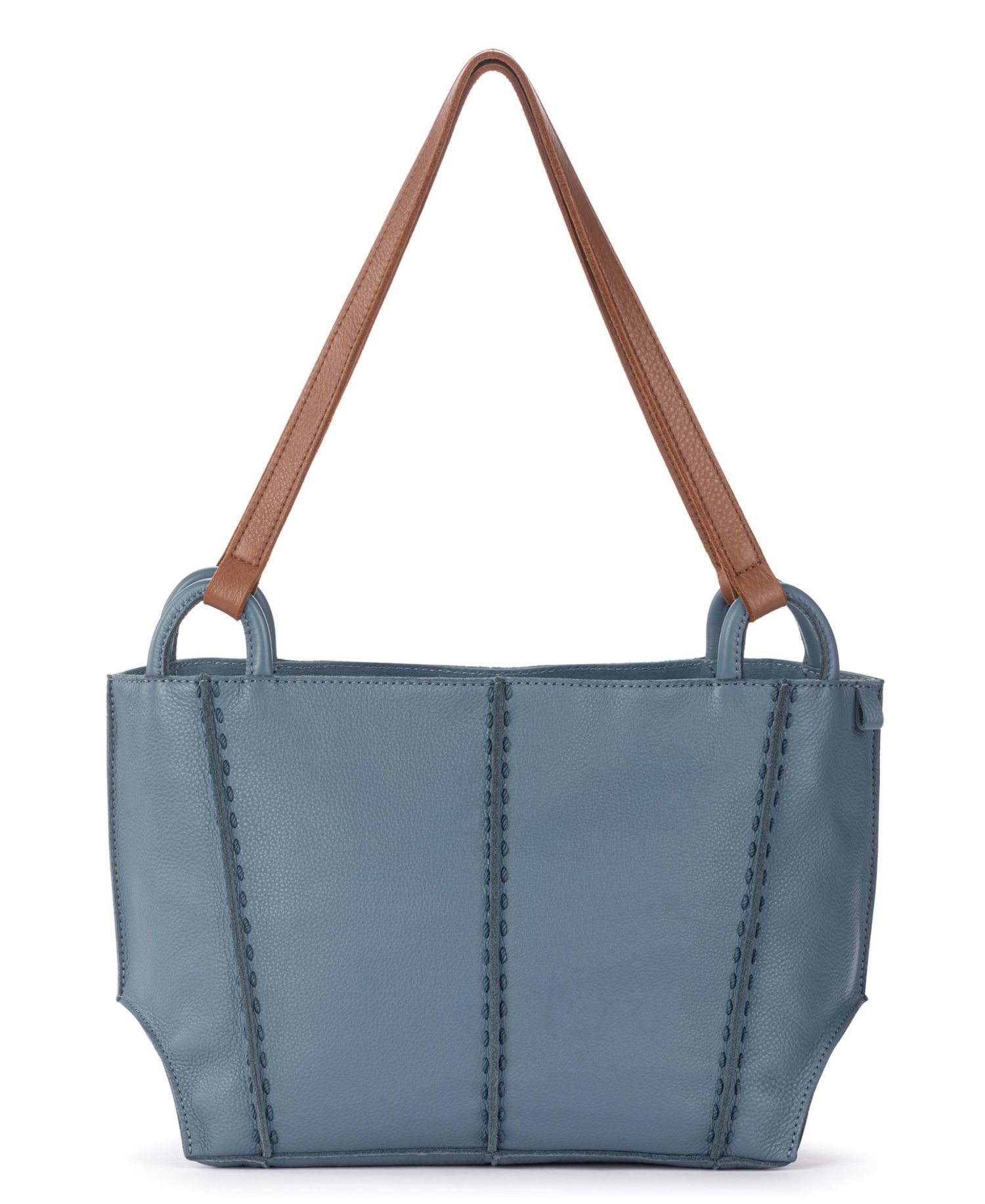 Los Feliz Leather Zipper Satchel Bag