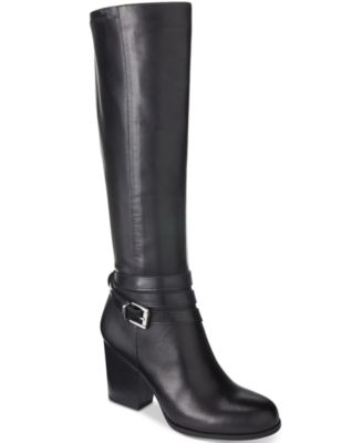 macys block heel boots