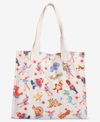 100th Thanksgiving Day Parade Character-Print Canvas Tote Bag