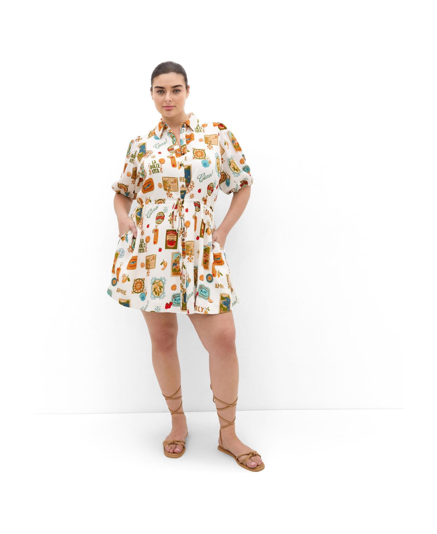 Women's Amore Print Mini Dress