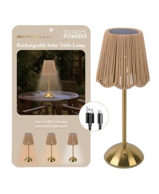 Rechargeable Solar String Design Portable Indoor Outdoor LED Dimmable Modes Table Lamp