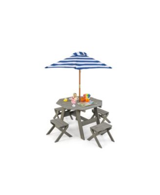 Wooden Kids Table Set for Toddlers Age 3+ Activity Furniture