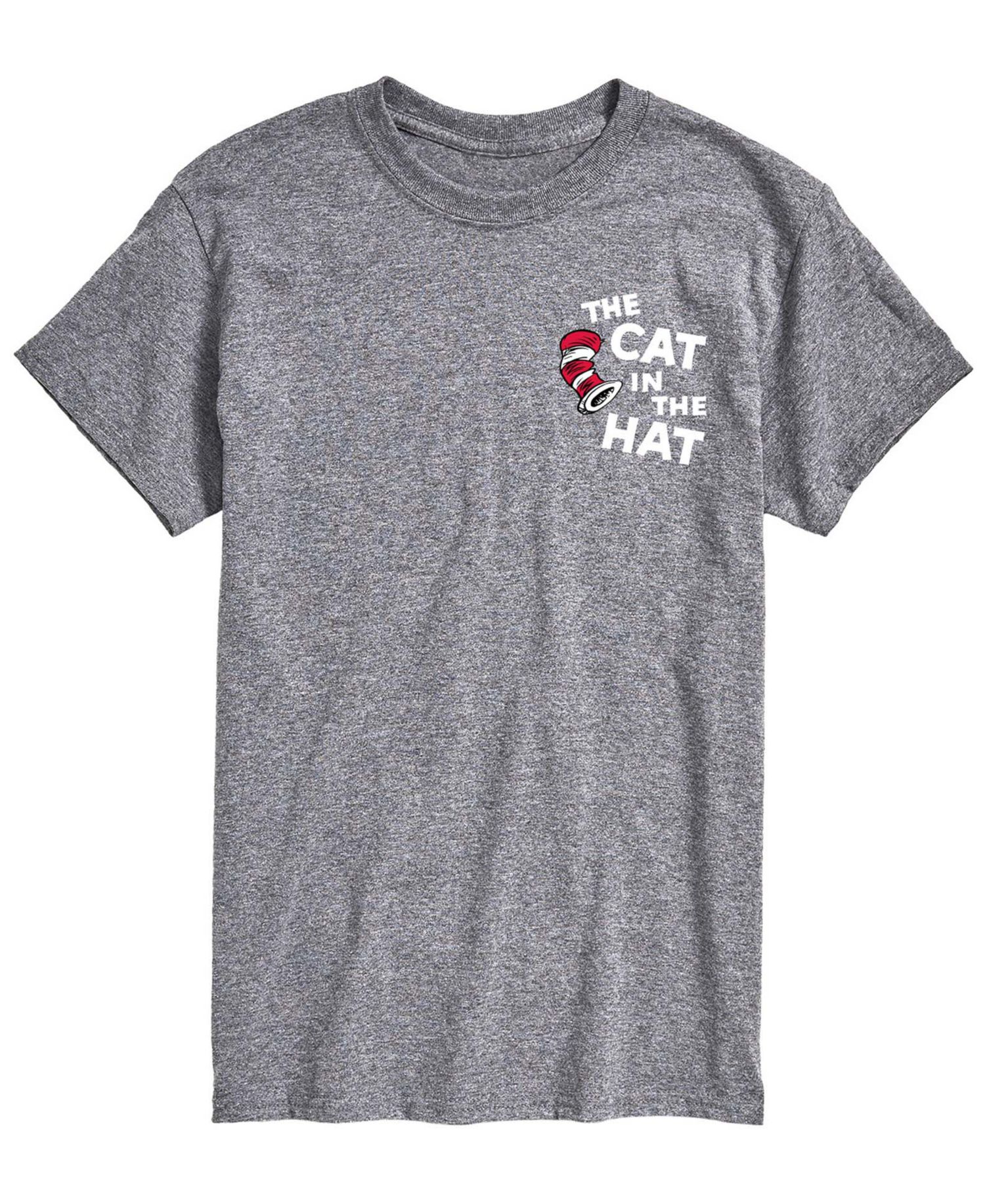Men's Dr. Seuss Cat In The Hat Illustration Short-Sleeve Graphic T-Shirt